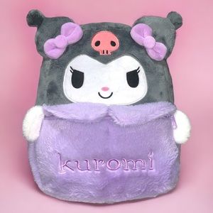Cute plush KUROMI backpack bag